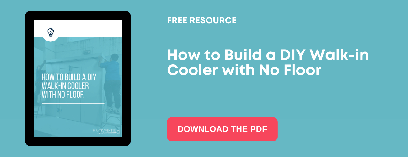 How to Build a DIY Walk in Cooler With No Floor